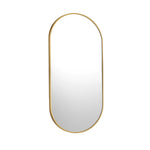 Wall Mirrors Oval Gold 84x50cm