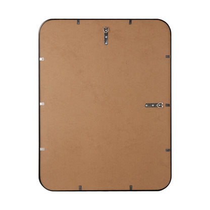 Wall Mirrors Rectangle 65x50cm Black/Gold Set of 2