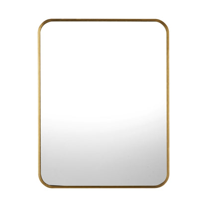 Wall Mirrors Rectangle 65x50cm Black/Gold Set of 2