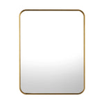 Wall Mirrors Rectangle 65x50cm Black/Gold Set of 2