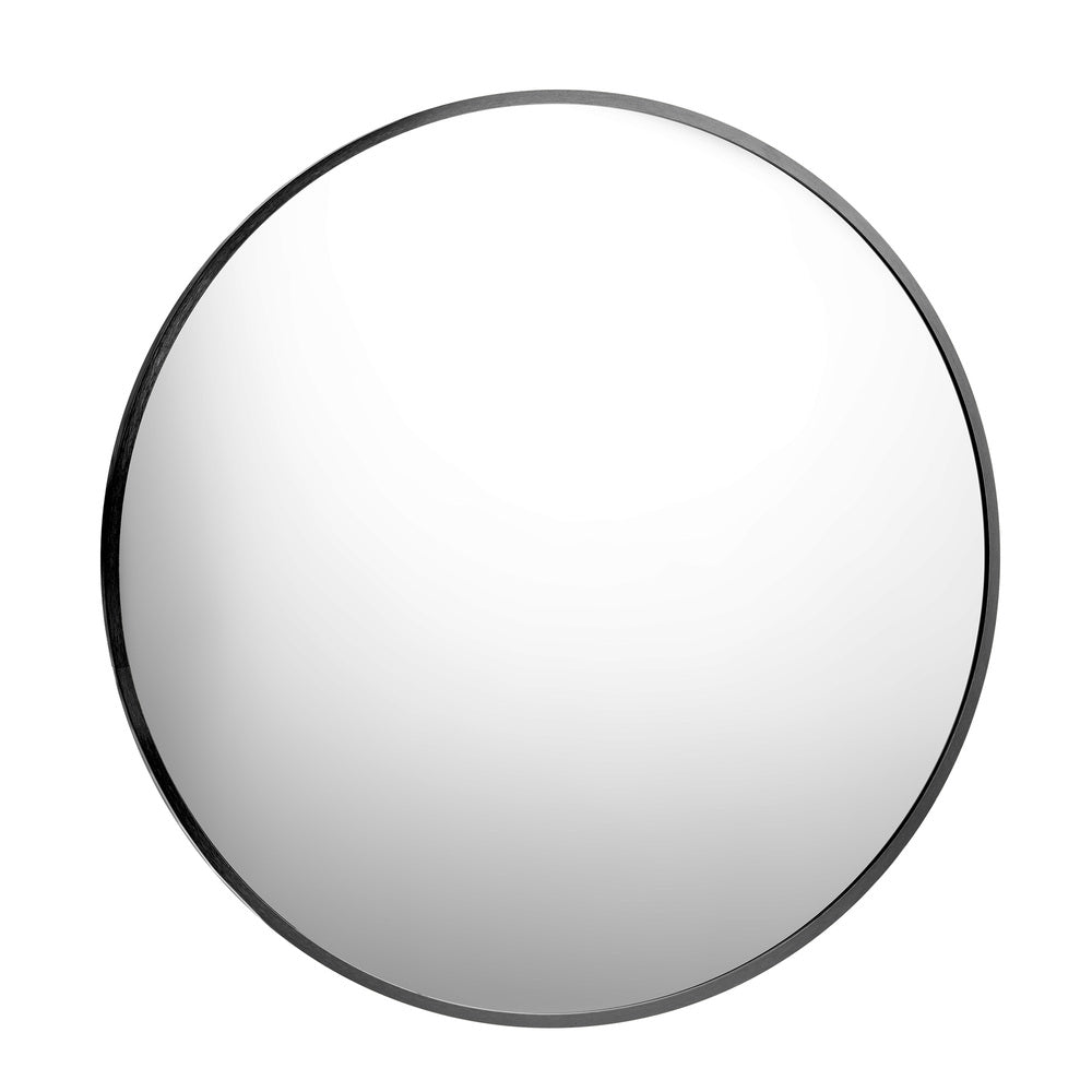 Wall Mirrors Round Large Makeup Mirror Vanity Home Decro 90cm Black