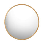 Wall Mirrors Round 90cm Wooden Set of 2
