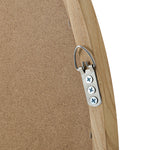 Wall Mirrors Round 90cm Wooden Set of 2