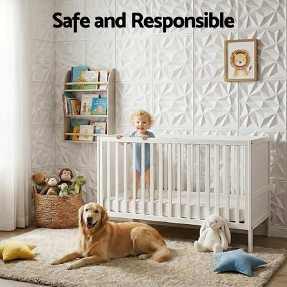 3D Diamond Wall Panels PVC Set 15 | HomeAndLiving