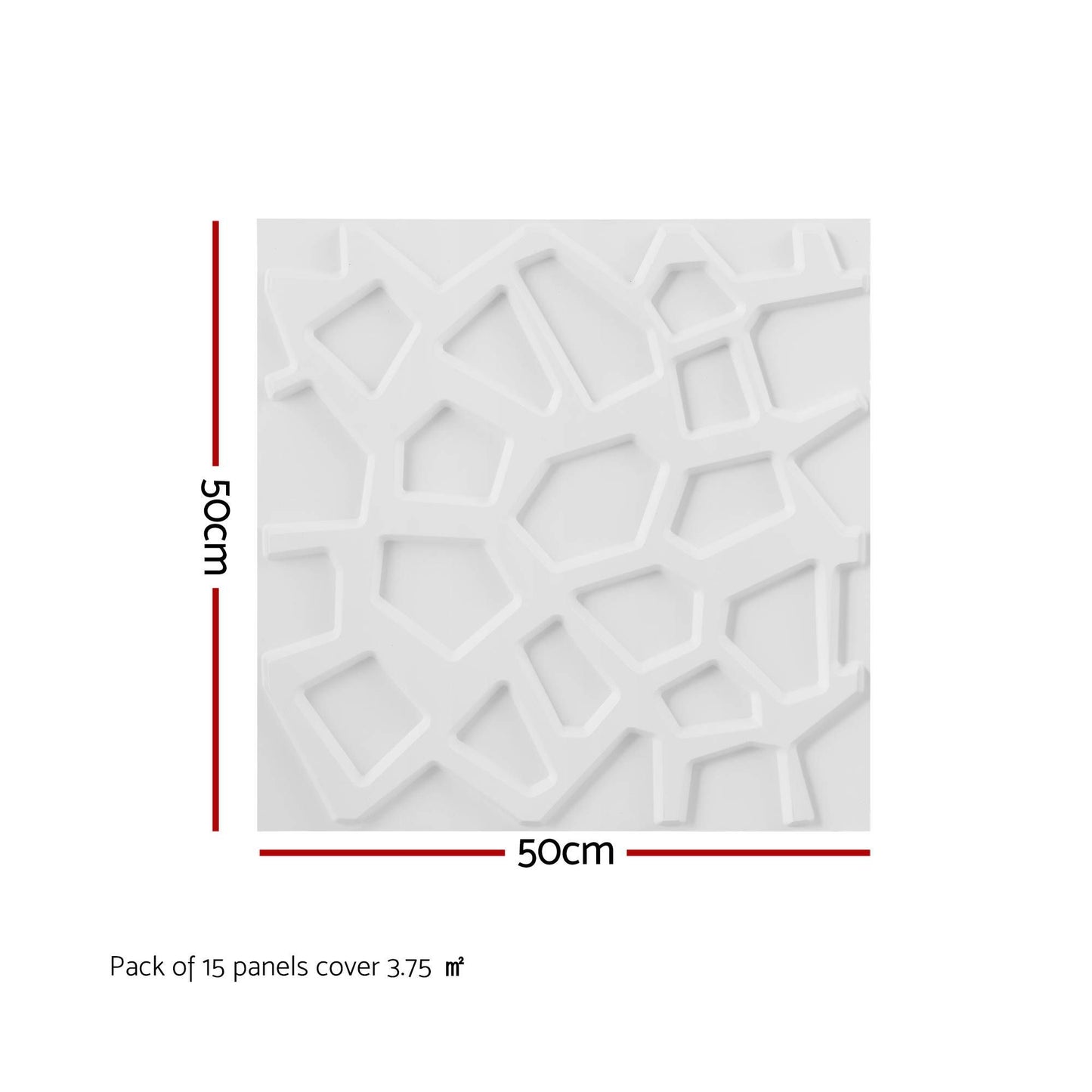 3D PVC Wall Panels Feature Wall 15 Pack | HomeAndLiving