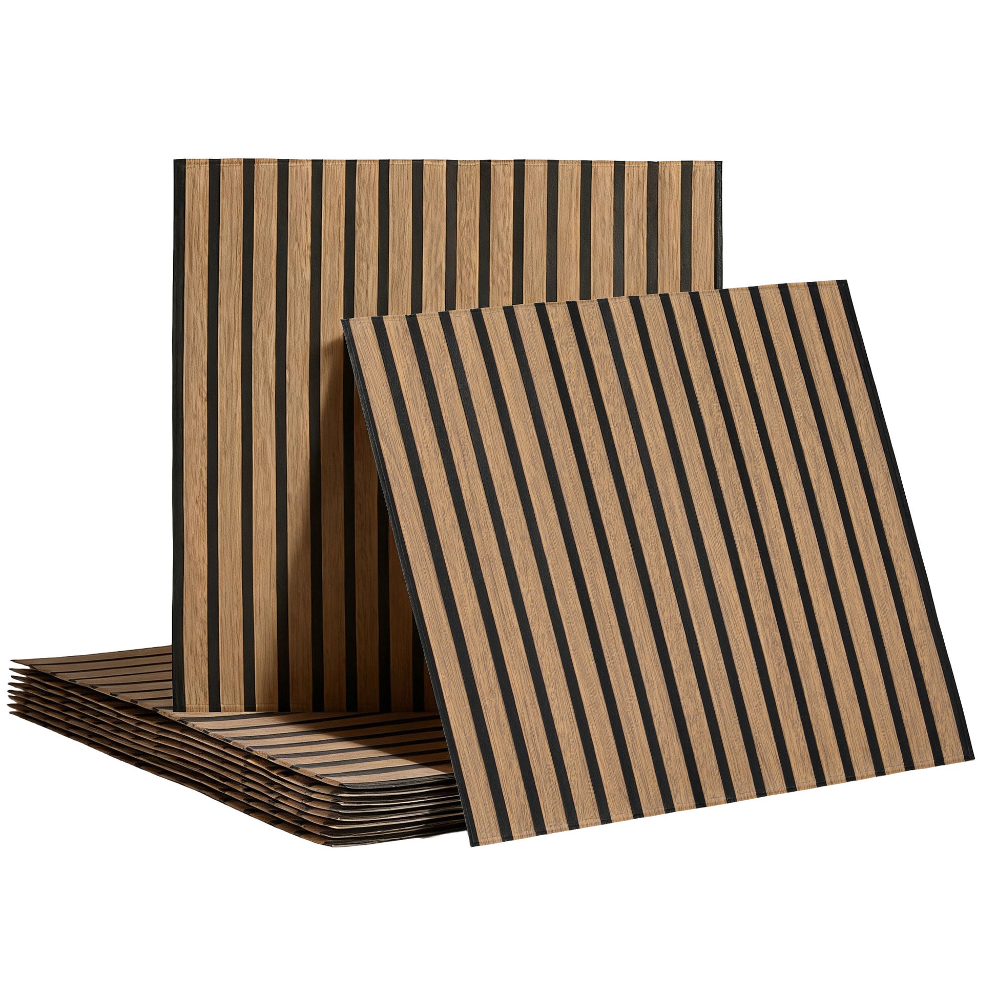 Peel Stick Wall Panels 68x68cm 10 Pack Brown | HomeAndLiving