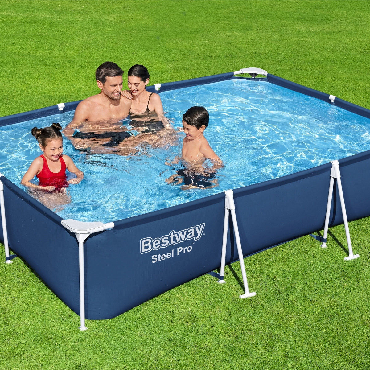 Steel Frame Pool Large Size 3x2.01x66cm