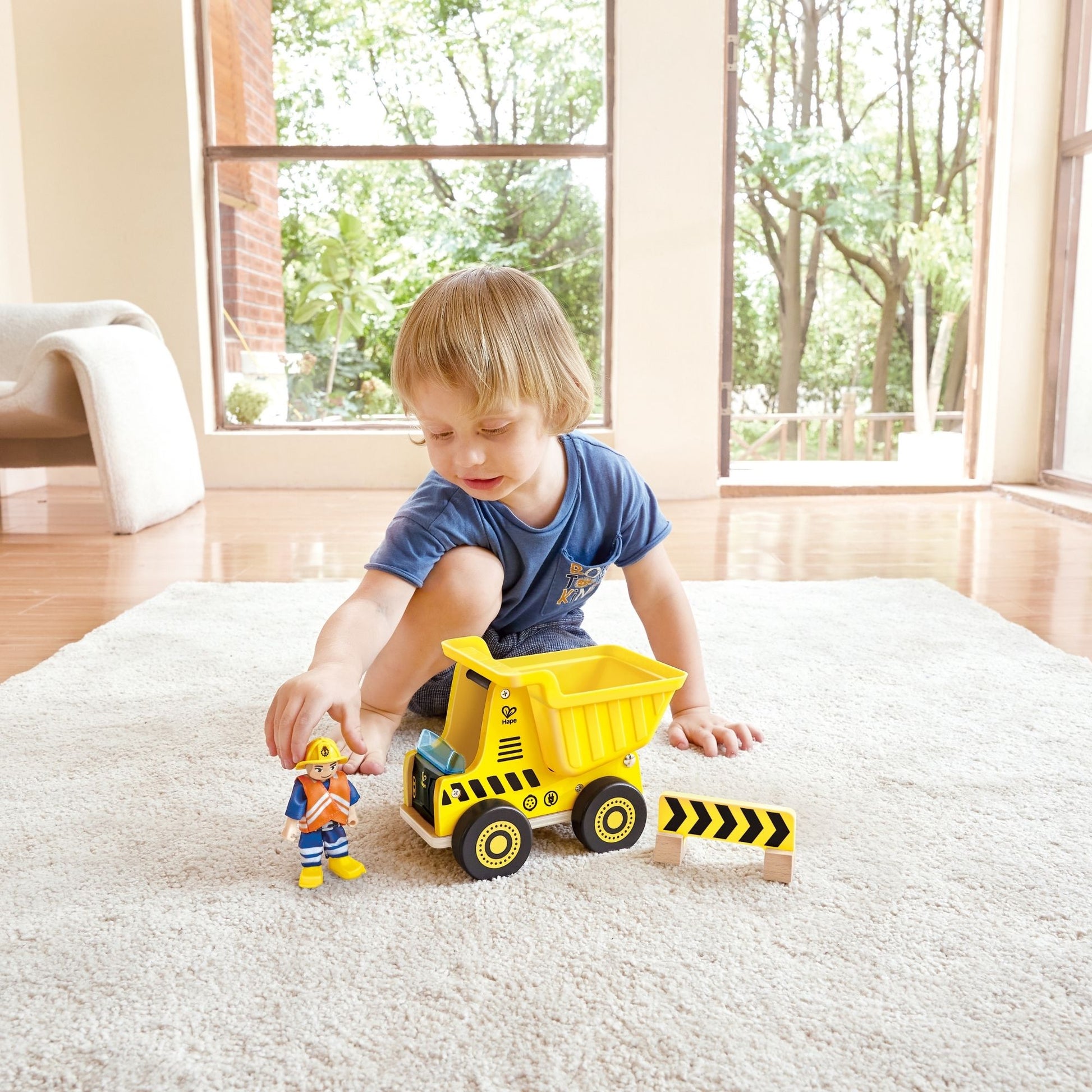 Hape Dump Truck Wooden Toy | HomeAndLiving