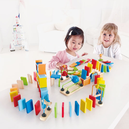 Hape Dynamo Dominoes 107pc Set | HomeAndLiving