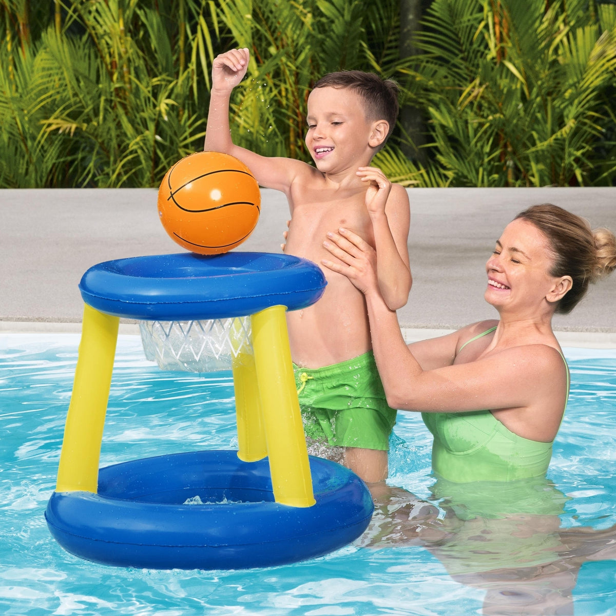 Inflatable Pool Hoop Fun