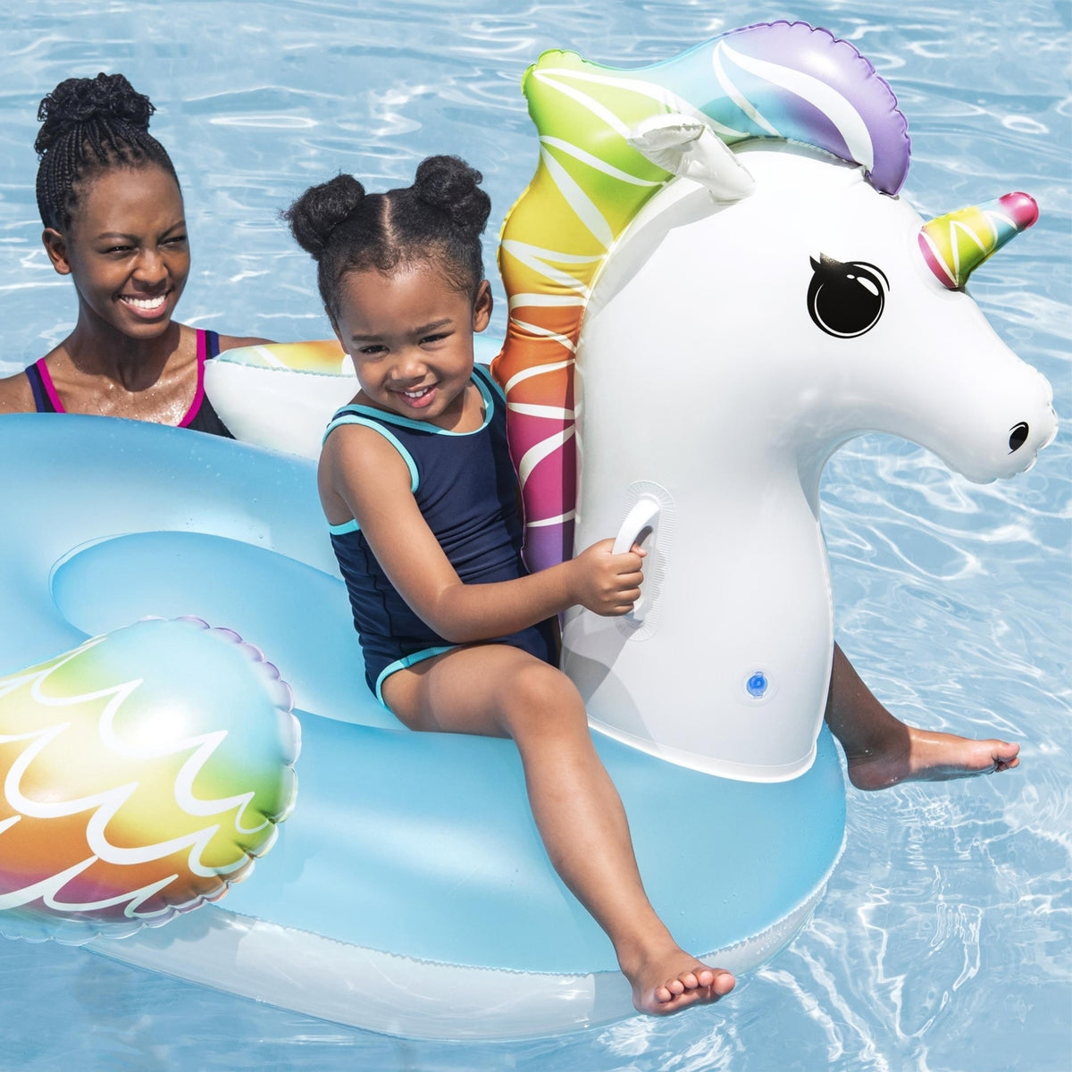 Inflatable Unicorn Ride On Toy