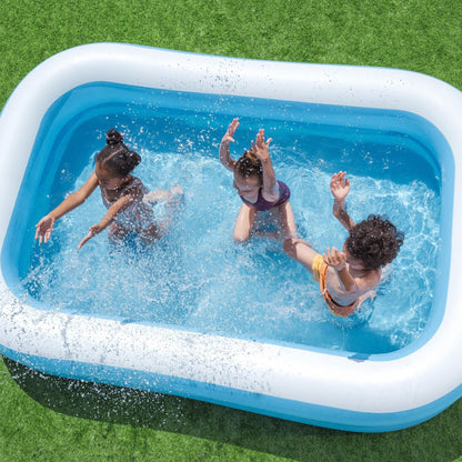 Rectangular Family Pool Blue