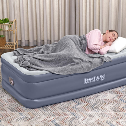 Twin Air Mattress With Built In Pump 97x51cm