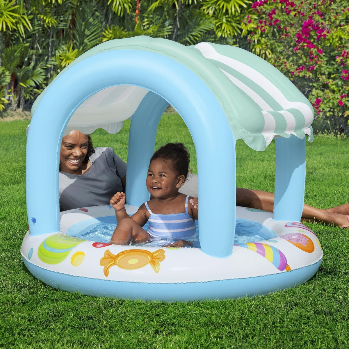 Kiddie Pool Shaded Fun