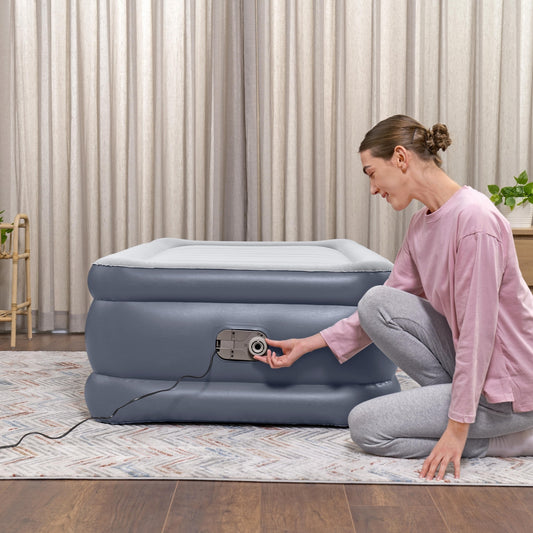 Twin Air Mattress With Built In Pump 97x51cm