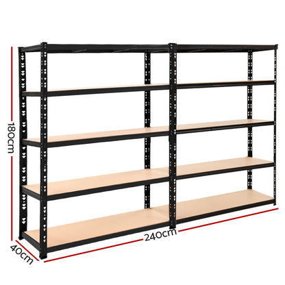 Giantz 2.4Mx1.8M Garage Shelving Warehouse Rack Pallet Racking Storage Steel