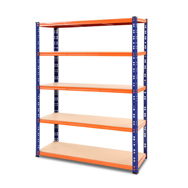  1.2M Warehouse Racking Shelving Storage Shelf Garage Shelves Rack Steel Blue and Orange