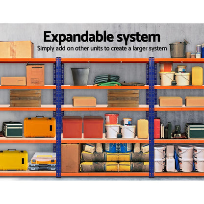 Giantz 2.4Mx1.8M Garage Shelving Warehouse Rack Pallet Racking Storage Steel