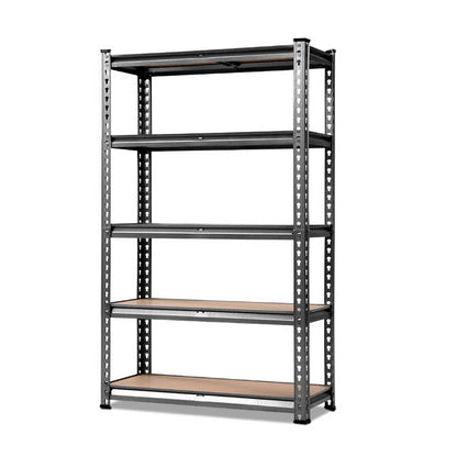1.5M Garage Shelving Warehouse Rack Pallet Racking Storage Shelf Charcoal