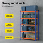 5 x 1.8M Garage Shelving Warehouse Rack