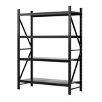 2Mx1.5M Garage Shelving Warehouse Rack Black