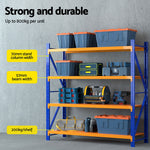 2Mx1.5M/2Mx1.8M Warehouse Shelving Garage Rack