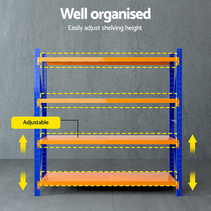 2Mx1.5M Warehouse Shelving Garage Rack