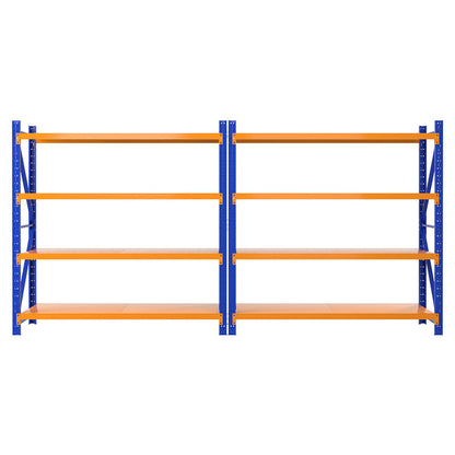 4Mx1.8M Garage Shelving Warehouse Rack Black