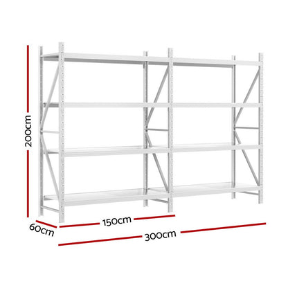 3Mx2M Garage Shelving Warehouse Rack