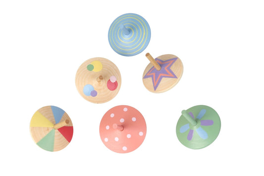 Sundae spinning top pack of 6