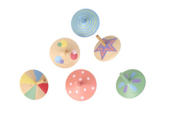 Sundae spinning top pack of 6