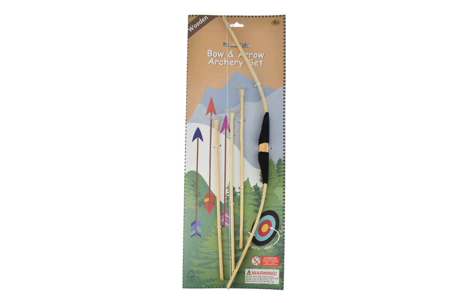 Wooden bow & arrow
