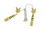 Buzzy days bee wooden adjustable skipping rope