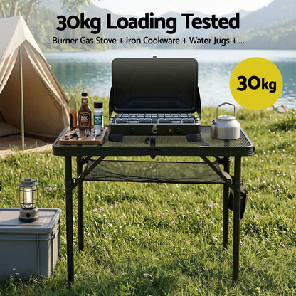 Portable Folding Camp Table BBQ Outdoor 60x40cm | Home & Living