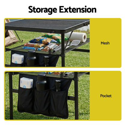 Portable Folding Camp BBQ Table 90x60cm | Home & Living - 5
