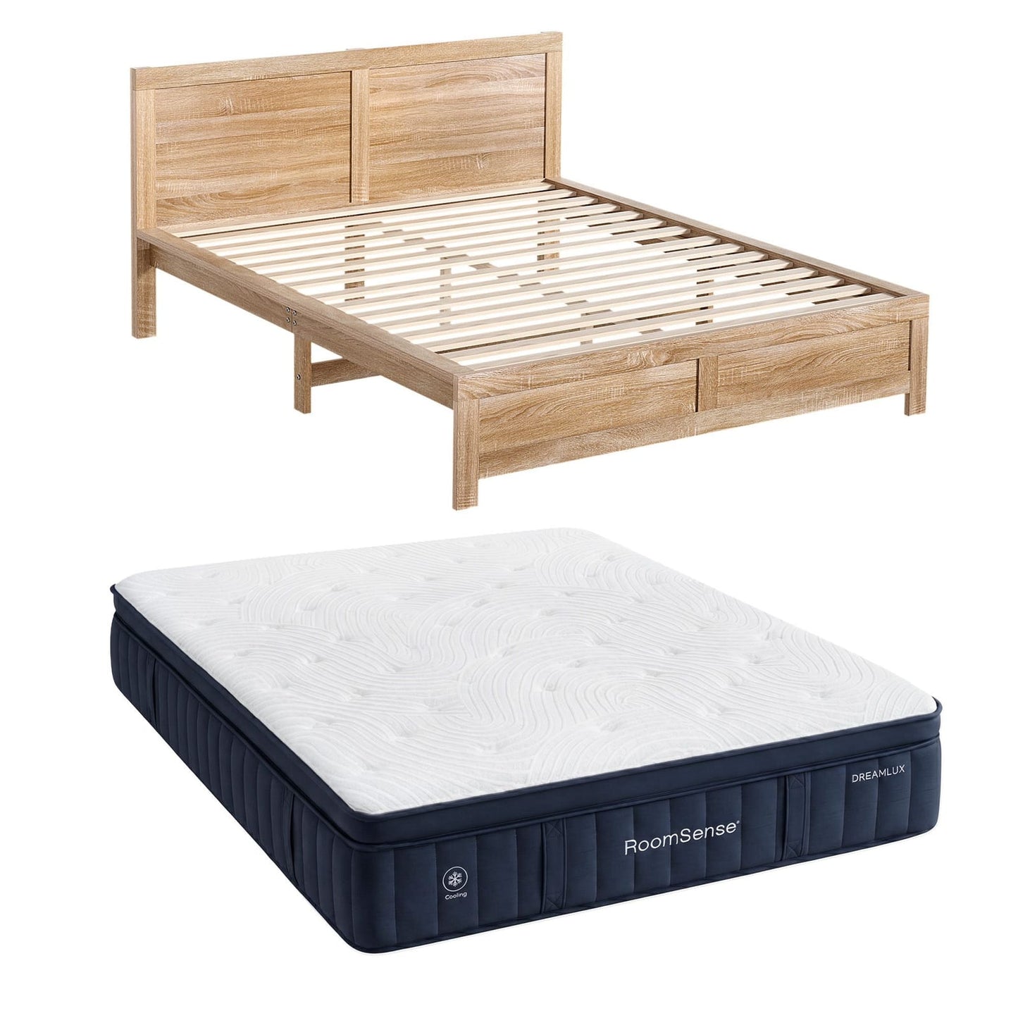 Queen Medium Gel Mattress Bundle