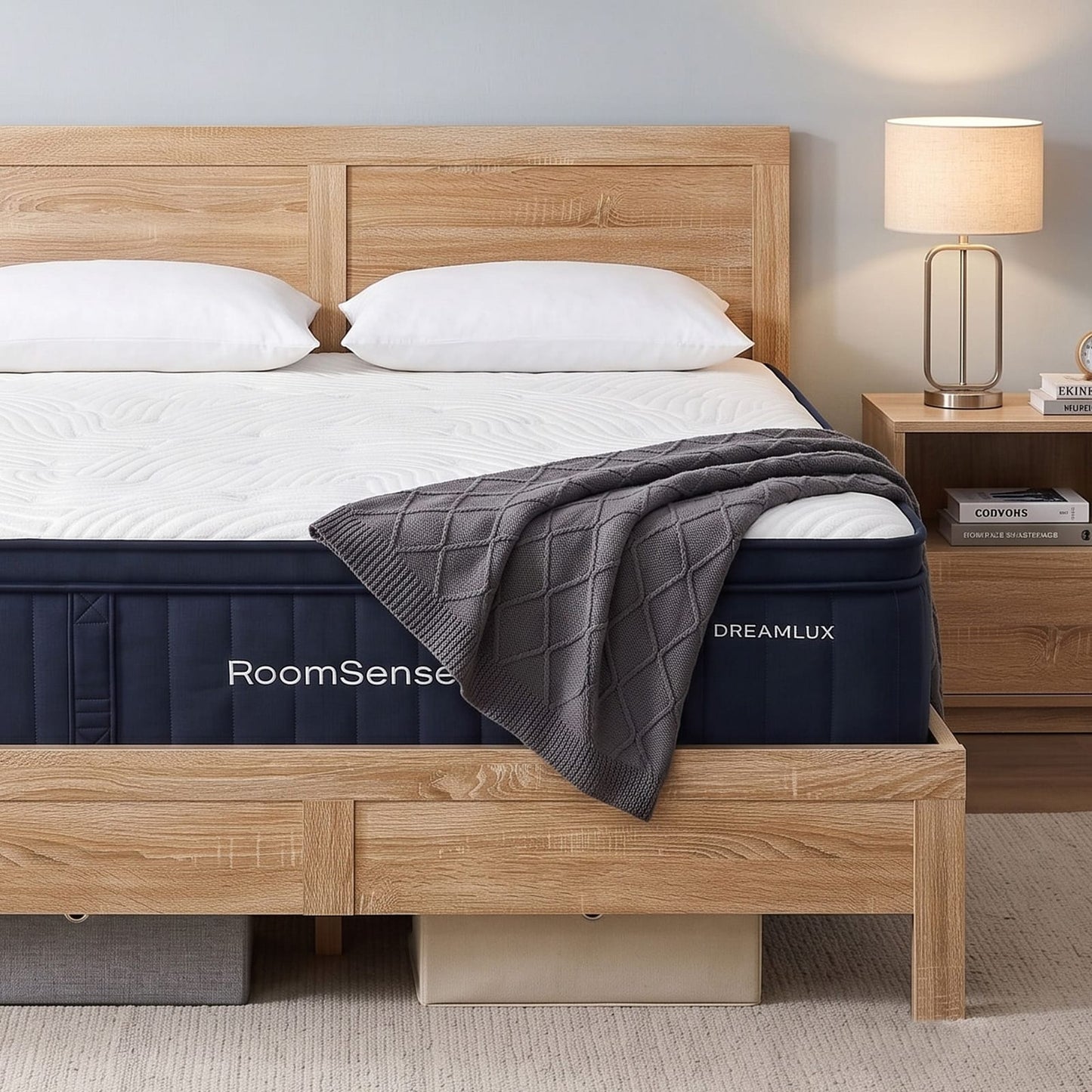 Queen Medium Gel Mattress Bundle