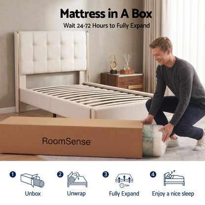 King Single Mattress 34cm Hybrid Pocket Spring | HomeAndLivig - 12