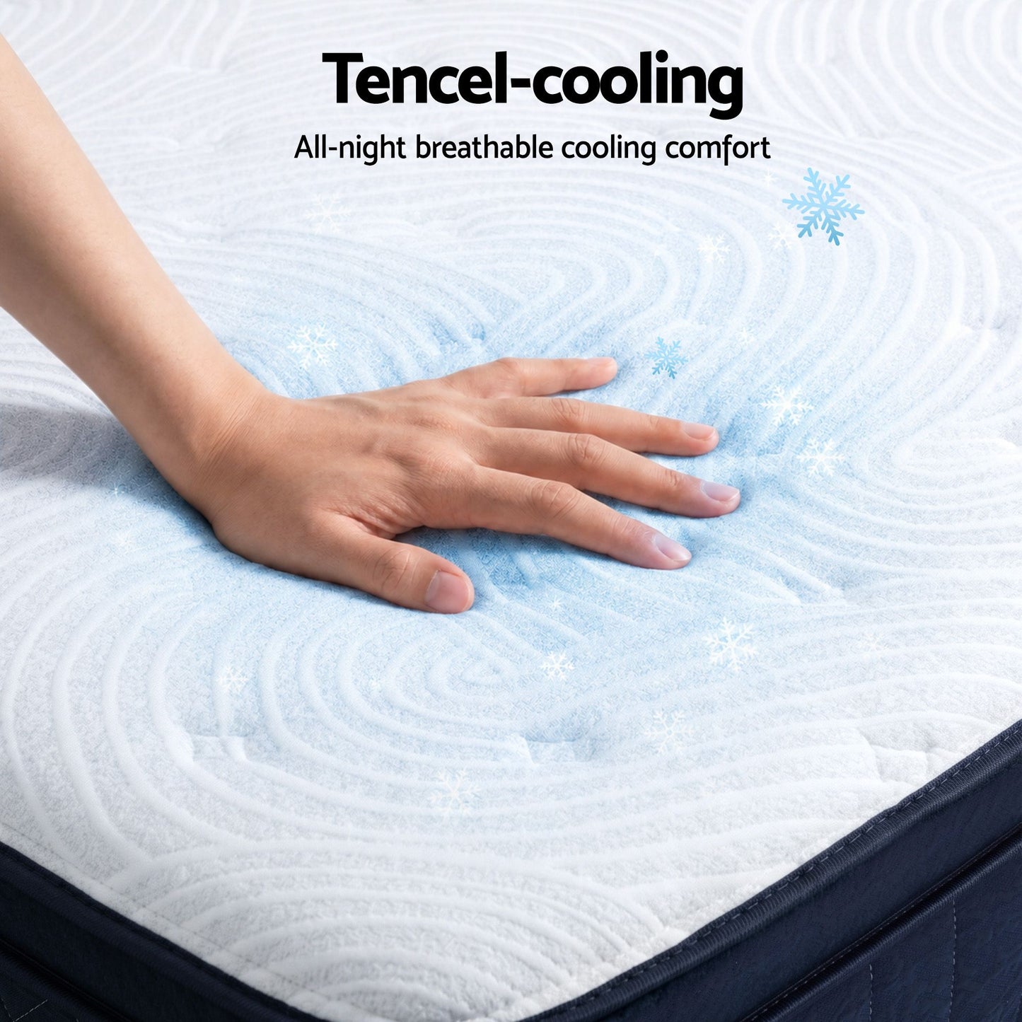 Queen Mattress 34cm Hybrid Pocket Spring | HomeAndLiving - 4