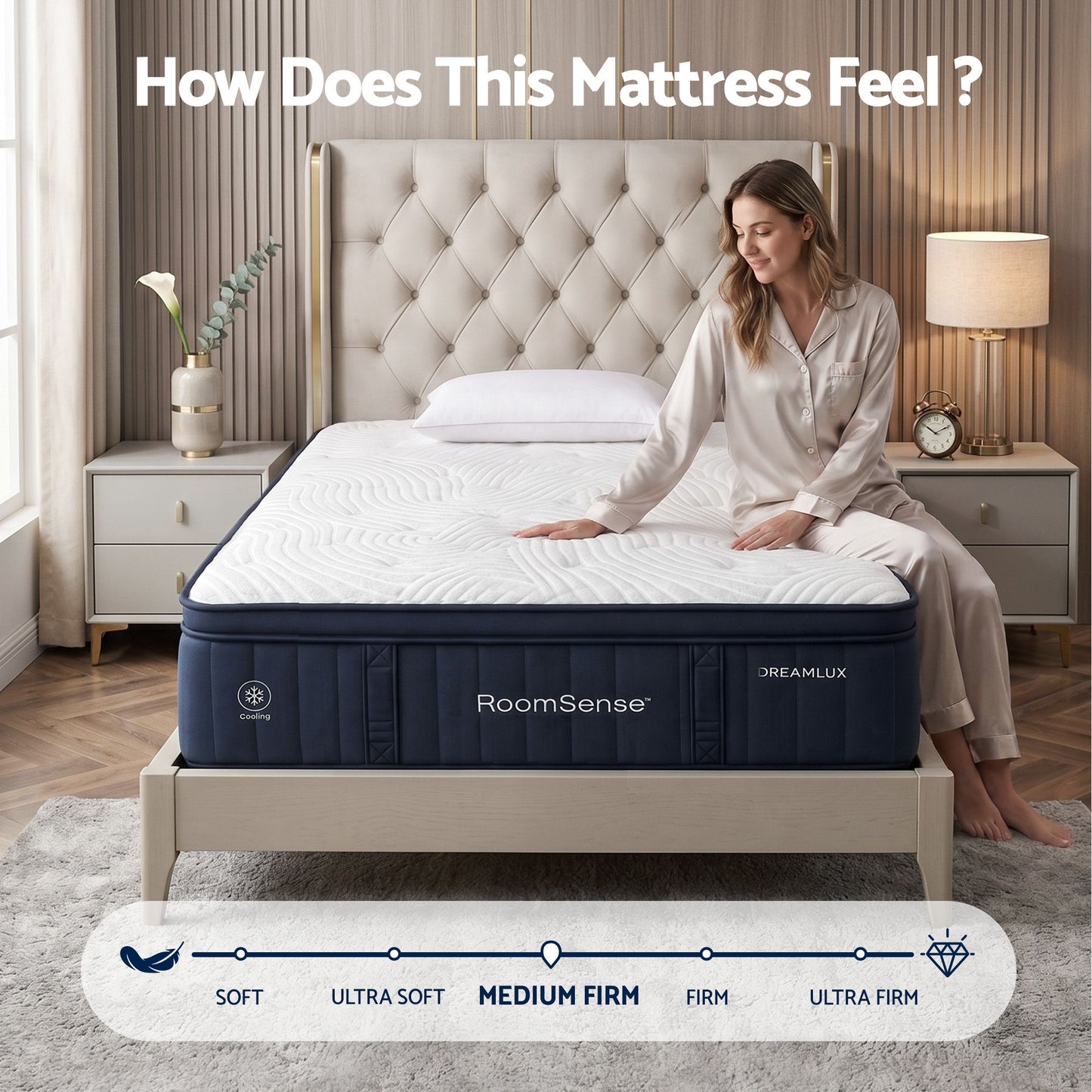 Queen Mattress 34cm Hybrid Pocket Spring | HomeAndLiving - 6