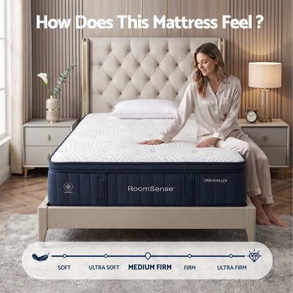 Queen Mattress 34cm Hybrid Pocket Spring | HomeAndLiving - 6
