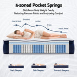 Queen Mattress 34cm Hybrid Pocket Spring | HomeAndLiving