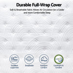 Queen Mattress 34cm Hybrid Pocket Spring | HomeAndLiving