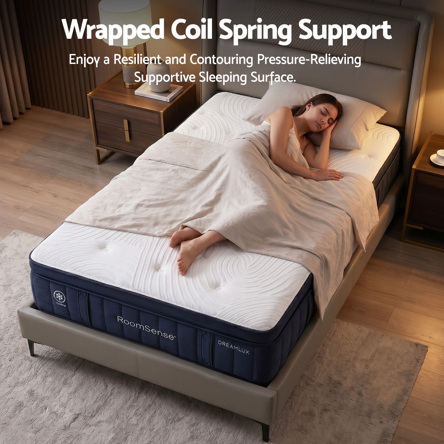 Queen Mattress 34cm Hybrid Pocket Spring | HomeAndLiving - 10