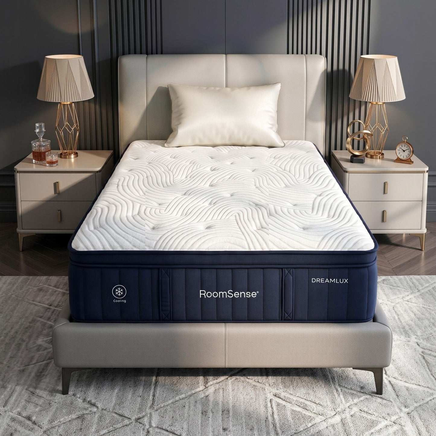 Queen Mattress 34cm Hybrid Pocket Spring | HomeAndLiving