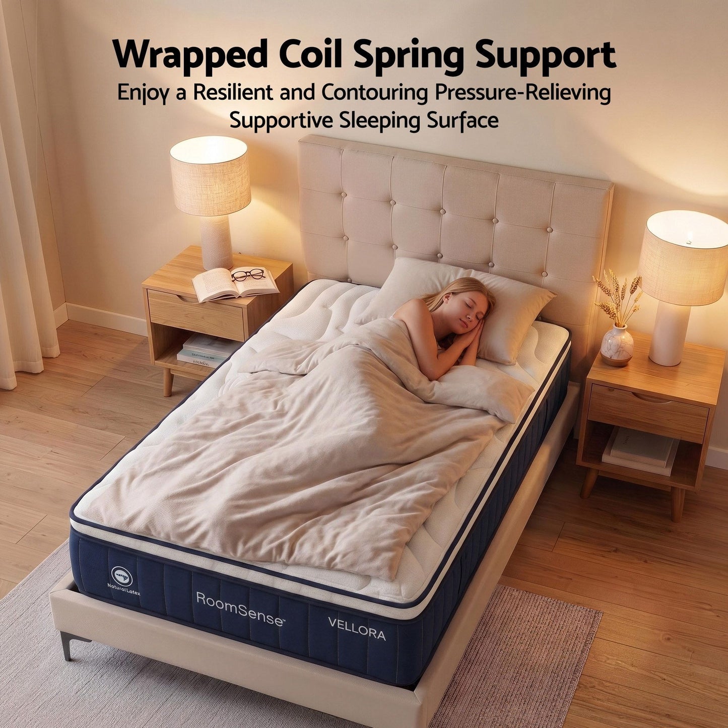 Double Hybrid Mattress 30cm Medium Firm | HomeAndLiving
