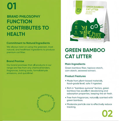 Bamboo Clumping Cat Litter 15kg 6 Pack | HomeAndLiving