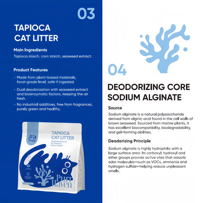 Tapioca Clumping Cat Litter 30kg 12 Pack | HomeAndLiving