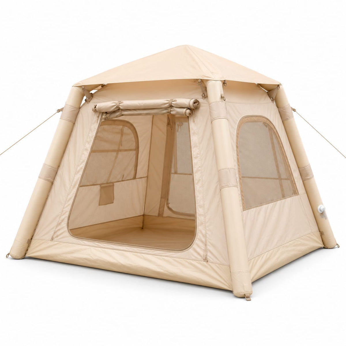 White tent 300x400cm, side view