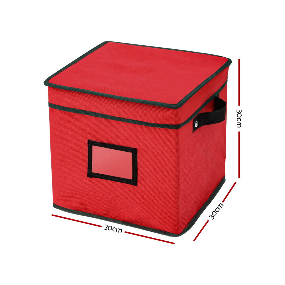 Christmas Baubles Storage Box with 64 Dividers